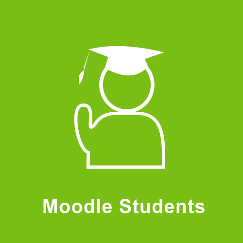 Moodle icon for student