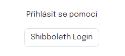 Přihlášení studenta přes shibboleth v Moodle